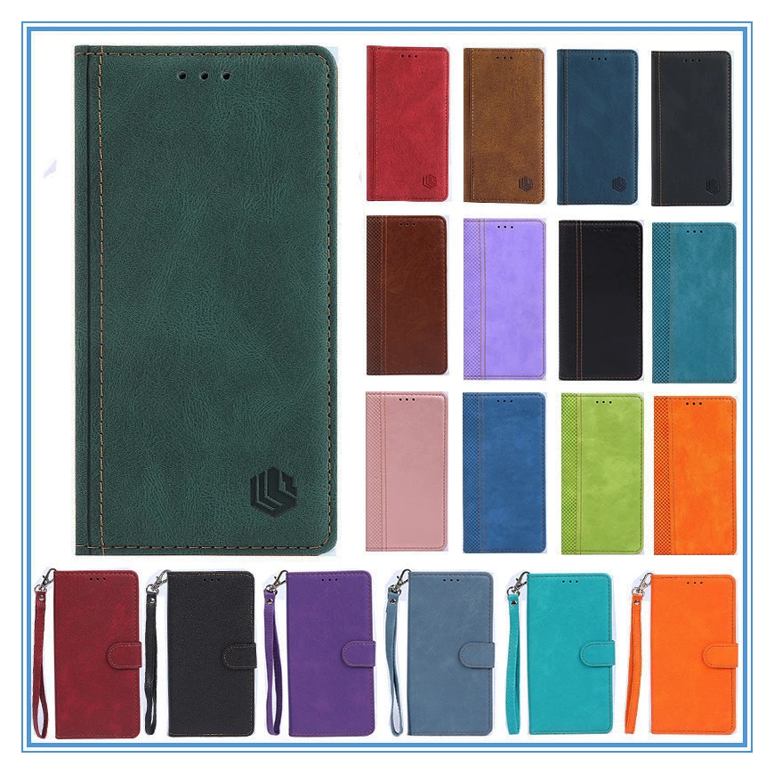 JIUNINE Cover per TCL 40SE, Custodia Libro in Pelle Portafoglio Case Flip Antiurto con Disegni di Farfalla [Porta Carte] [Magnetica] [Interno TPU] per TCL 40 SE, Blu