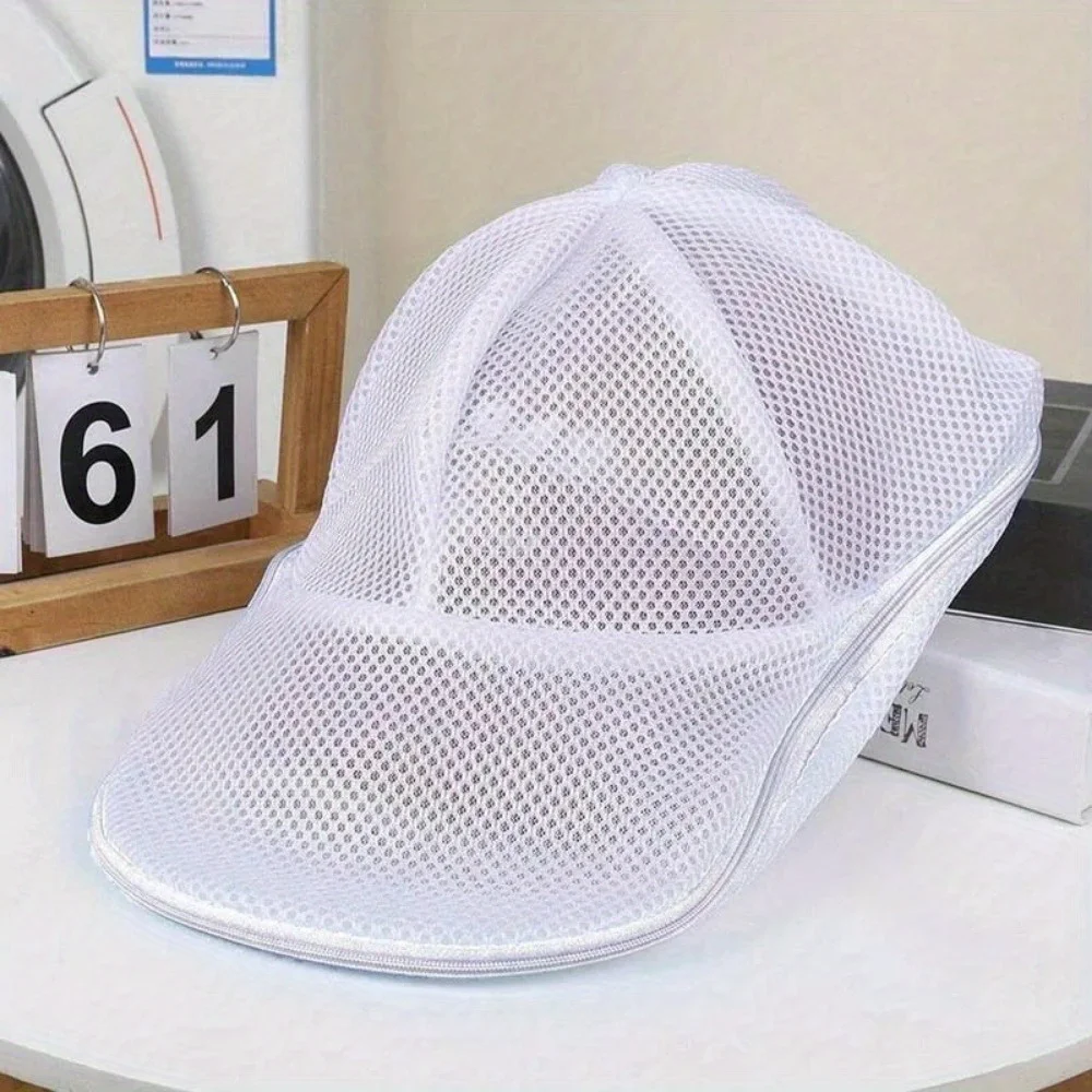 New Baseball Cap Laundry Bags Hat Wash Bag Anti-deformation Washing Machine Hat Mesh Bag Portable Baseball Cap Washing Bags 2