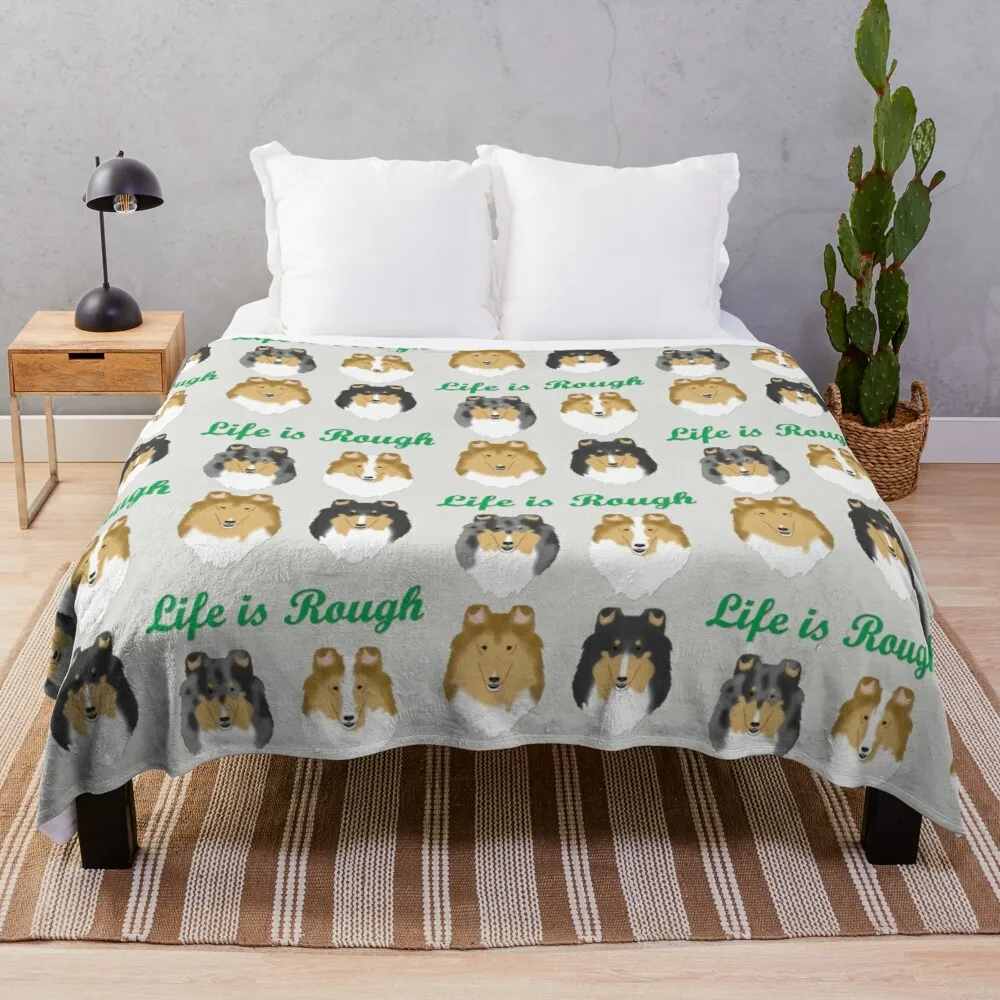 

Life is Rough Throw Blanket Softest Blanket