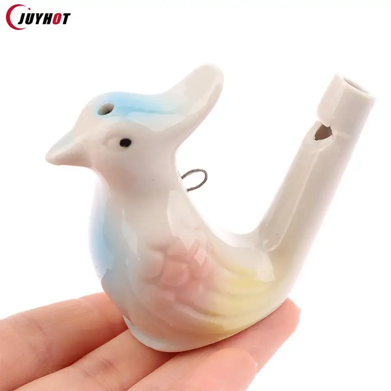 Coloured Drawing Water Bird Whistle Musical Instrument Cute Outdoor Team Sports Whistle 1Pc