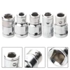 Hex Socket Bit Chamfer Converter 1/4 3/8 1/2 Square Drive To 1/4 Screwdriver Bit Adapter For Rachet Wrench Repairing Hand Tools 5