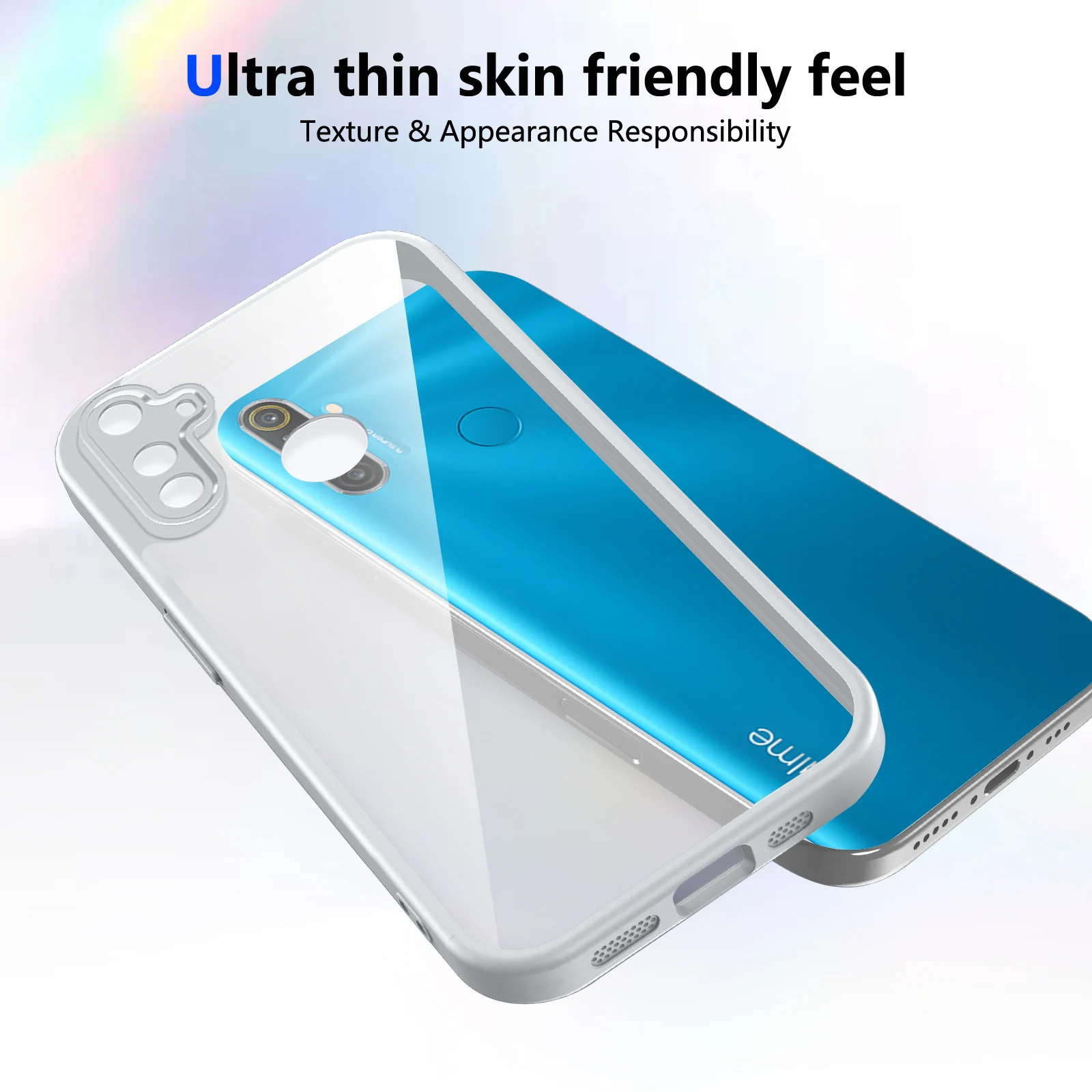 Frosted Skin Feel Protective Phone Case with Camera Protection