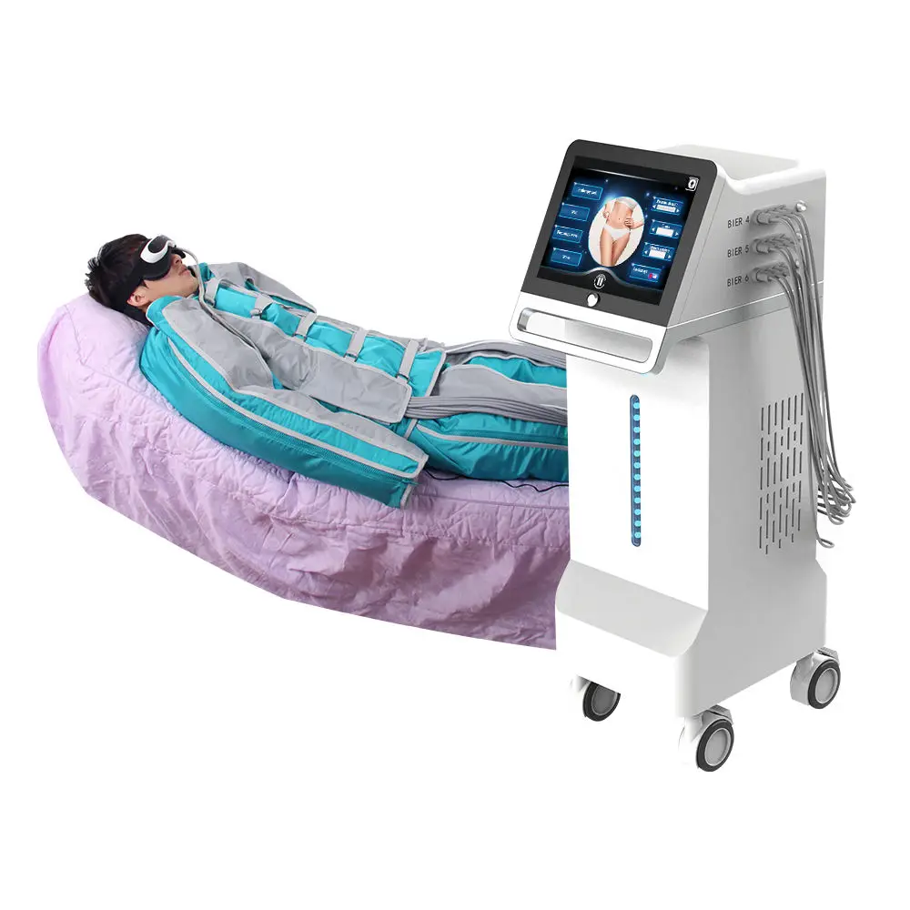 2 in 1 heating fat-reducing whole body one-piece negative pressure massager professional air pressure massage
