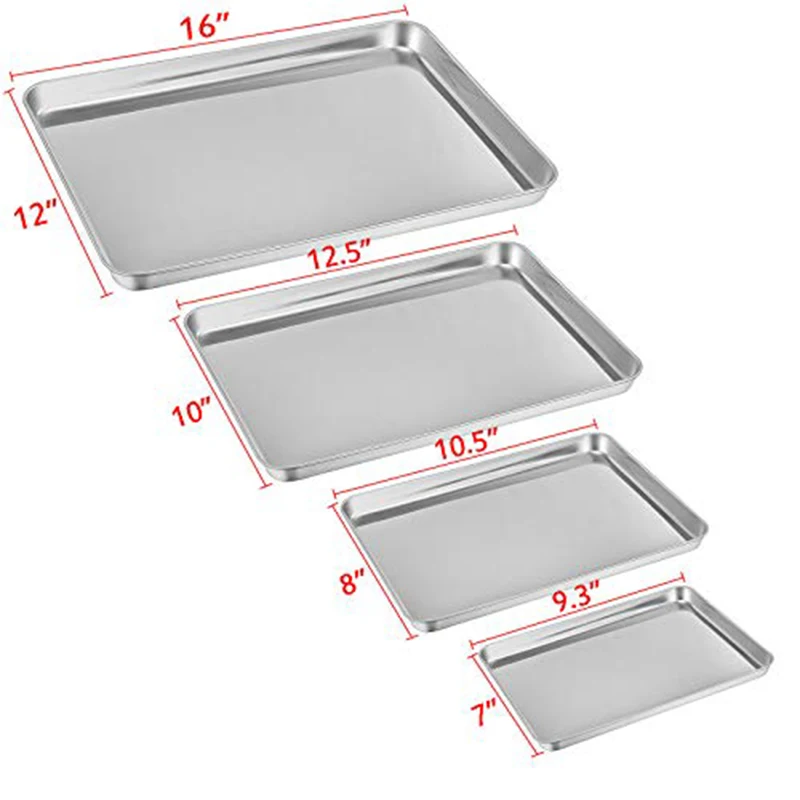 Stainless Steel Baking Sheet And Drain Tray Barbecue - Temu