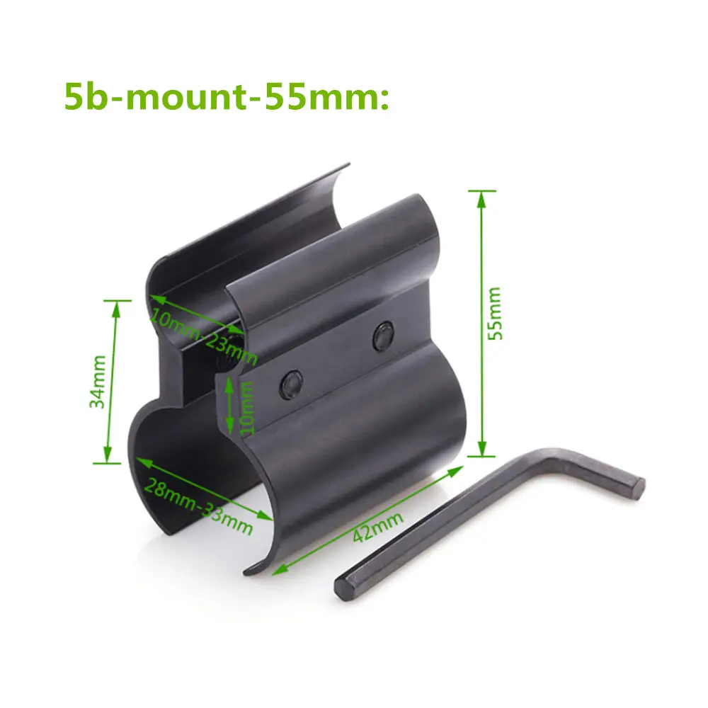 Rifle Scope Mount Tactical Scope Mount Universal Dovetail Rail Clamp Pipe Clamp Scope Sight QQ Bassoon Clip Bracket
