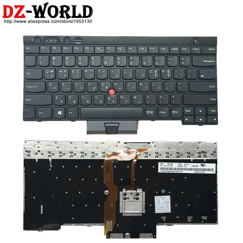 Teclado Grego Tailandês kr th Coreano gr para Lenovo Thinkpad L430 L530 T430 s T530 W530 X230 i Laptop 04x1233 04x1235 04x1328 04x1214 - Imagem 5