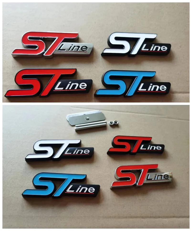 Badge De Calandre En M tal Stline St Autocollant Chrom Pour Ford badge-de-calandre-en-m-tal-stline-st-autocollant-chrom-pour-ford