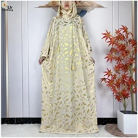 2025 New Ramadan Prayer Garment Long Sleeves Abaya Dubai Turkey Islam Clothes Cotton Fabric Loose Robe Islam Women Dress Kaftan