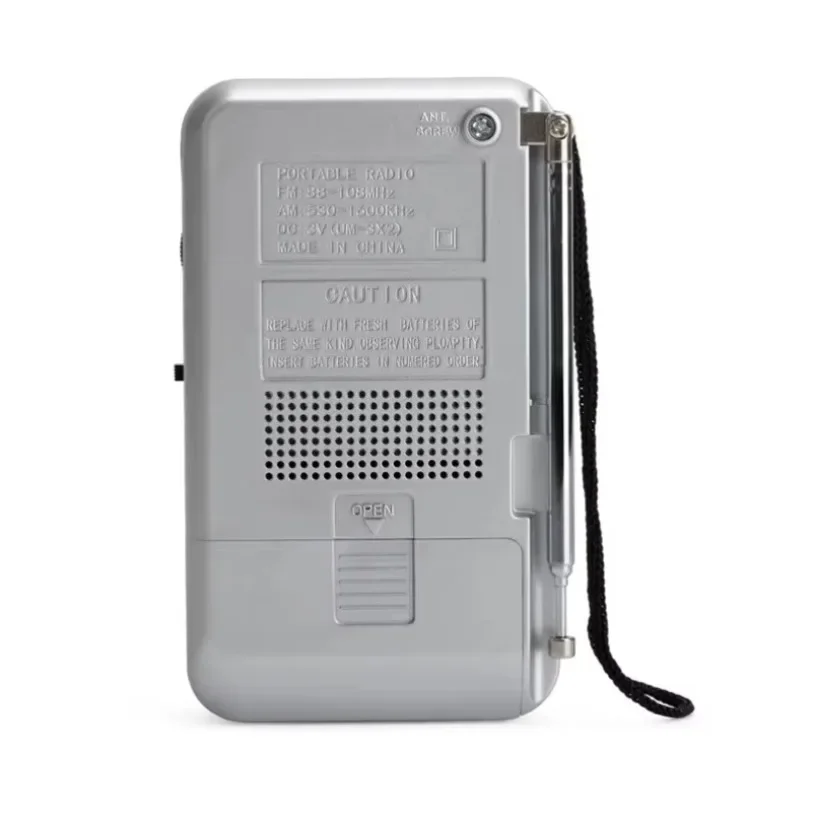 ICF-961 Mini Radio FM- AM FM Battery Operated Portable Radio Best Reception Longest Lasting For Running Walking Home Soundbox