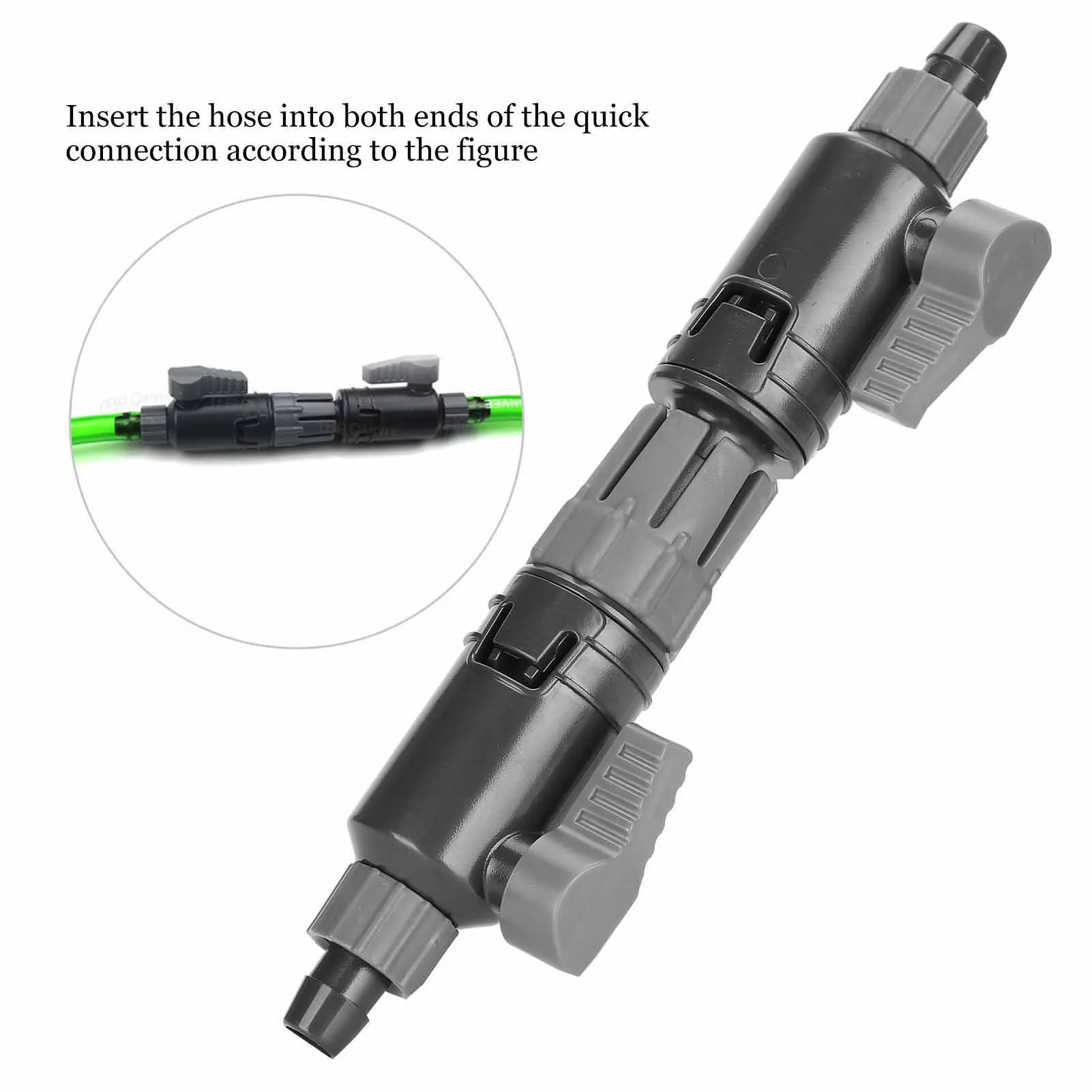 Aquarium Water Control Valve Fish Tank Hose Pipe Quick Release Double Tap Connector K-12/16mm 16/22mm aquarium accessories