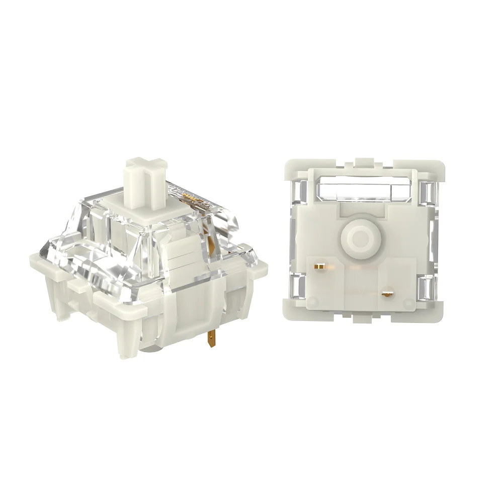 Gateron-Pro 2.0 RGB Interruptor Tátil Linear, Branco,