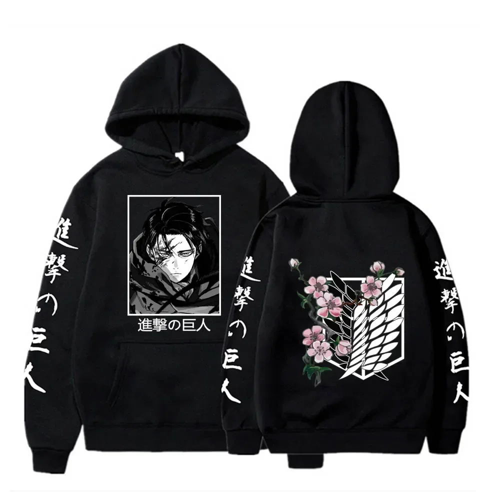 Hot Anime Angriff Auf Titan Hoodie Grafik Mit Kapuze Männer Frauen Kleidung Herbst Warme Sweatshirt Harajuku Streetwear Tops Lange Sleev