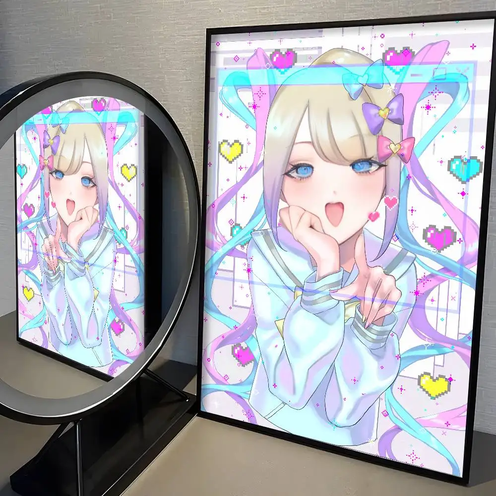 Anime Needys Girl Überdosis-Poster, hochwertiger Druck, Heimdekoration, Wandkunst, Wandbild, Raum, Bar, Dekoration – Detail 10