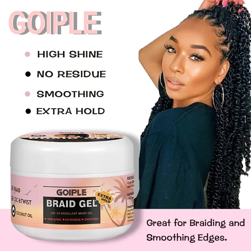 3/5Pcs Shine And Jam Conditioning Hair Gel Anti-Frizz Braiders Styling Gel  with Brushes Extra Hold for Braiding,Twisting 8OZ - AliExpress