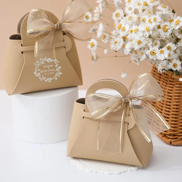 Leather Favour Bag With Scarf For Wedding Party Easter Decoration Baby  Shower Ramadan Eid Mubarak Candy Cosmetics Gift Packaging - AliExpress