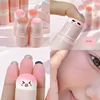 Double-ended Blush Stick Soft Face Brightening Contouring Shadow Blusher Powder Peach Pink Cheek Tint Korean Makeup Cosmetics 4