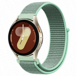 Versatile Nylon Loop Bracelet for Smartwatches - 22mm/20mm Band (Marine green 15)