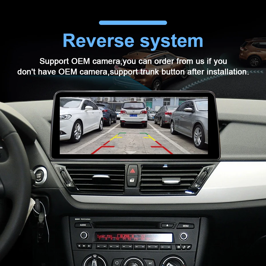 Drahtloses Carplay Android Auto Autoradio 12,5 Zoll Linux-Bildschirm für BMW X1 E84 2009-2015 CIC iDrive Bluetooth Multimedia-Player GPS – Detail 11