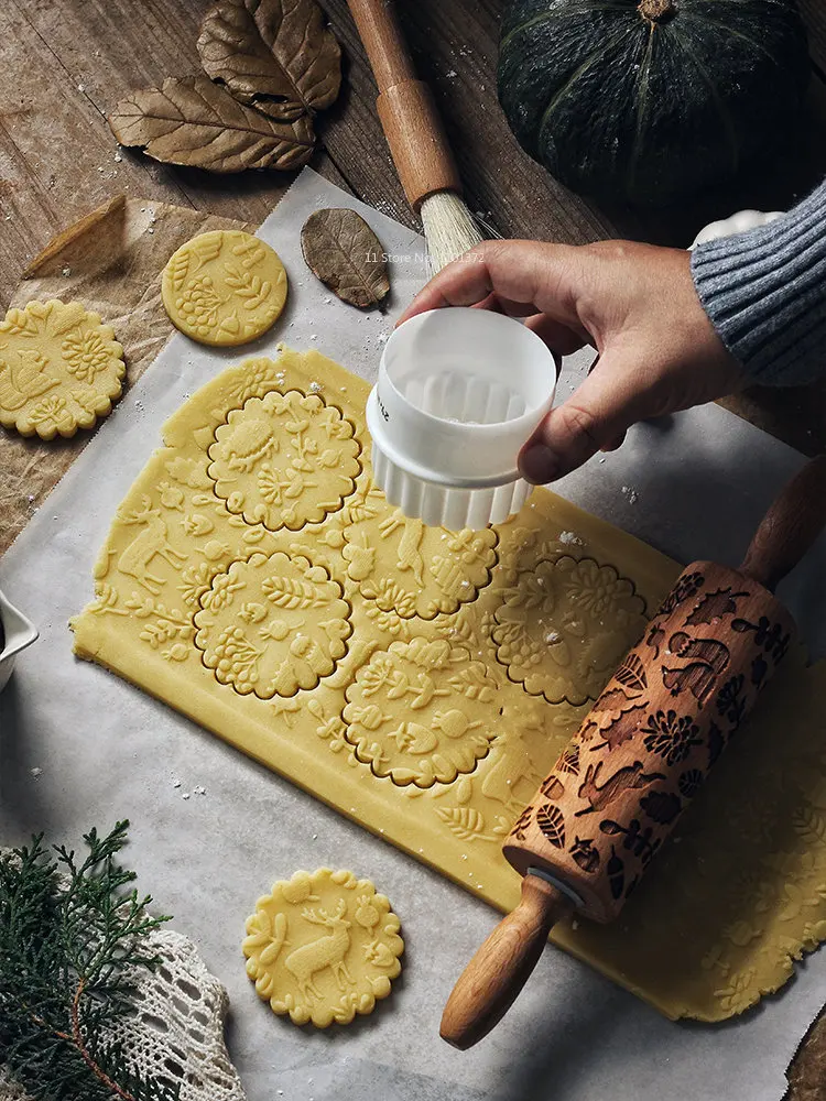 Rolling Pin Rings, dough, , Take the guesswork out of baking! With  these silicone rolling pin rings you'll get perfectly even dough EVERY  time. Get it on 