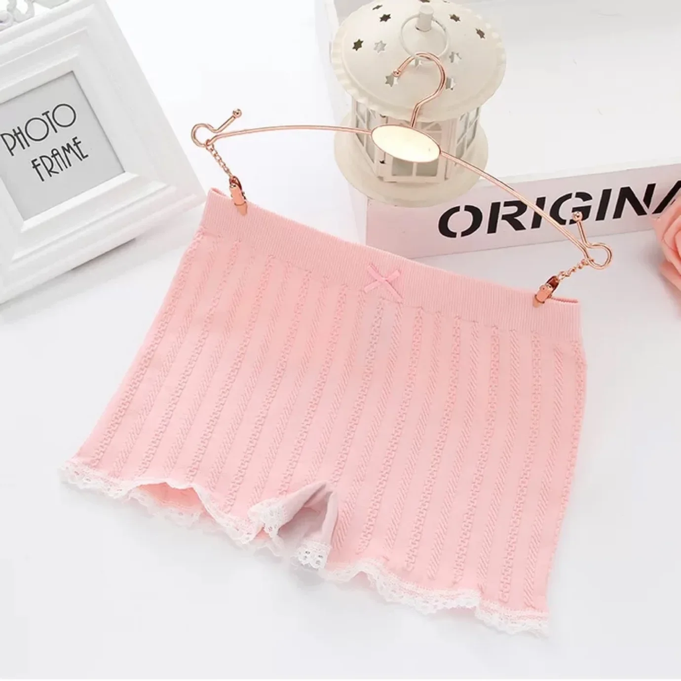 Safety Shorts Safety Pants New Summer Short Pants Women Sexy Lace Seamless Shorts Safety Pants for Dress Panties Skirt Women Underwear High-stretch Boxers