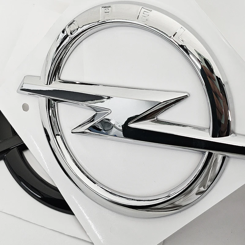 오펠 로고 엠블럼 배지 스티커 1개, ABS 소재, 자동차 전면 그릴, 후드, 보닛, 리어 트렁크 범퍼, 아스트라, 자피라, 인시그니아, 코르사 H, G에 적합