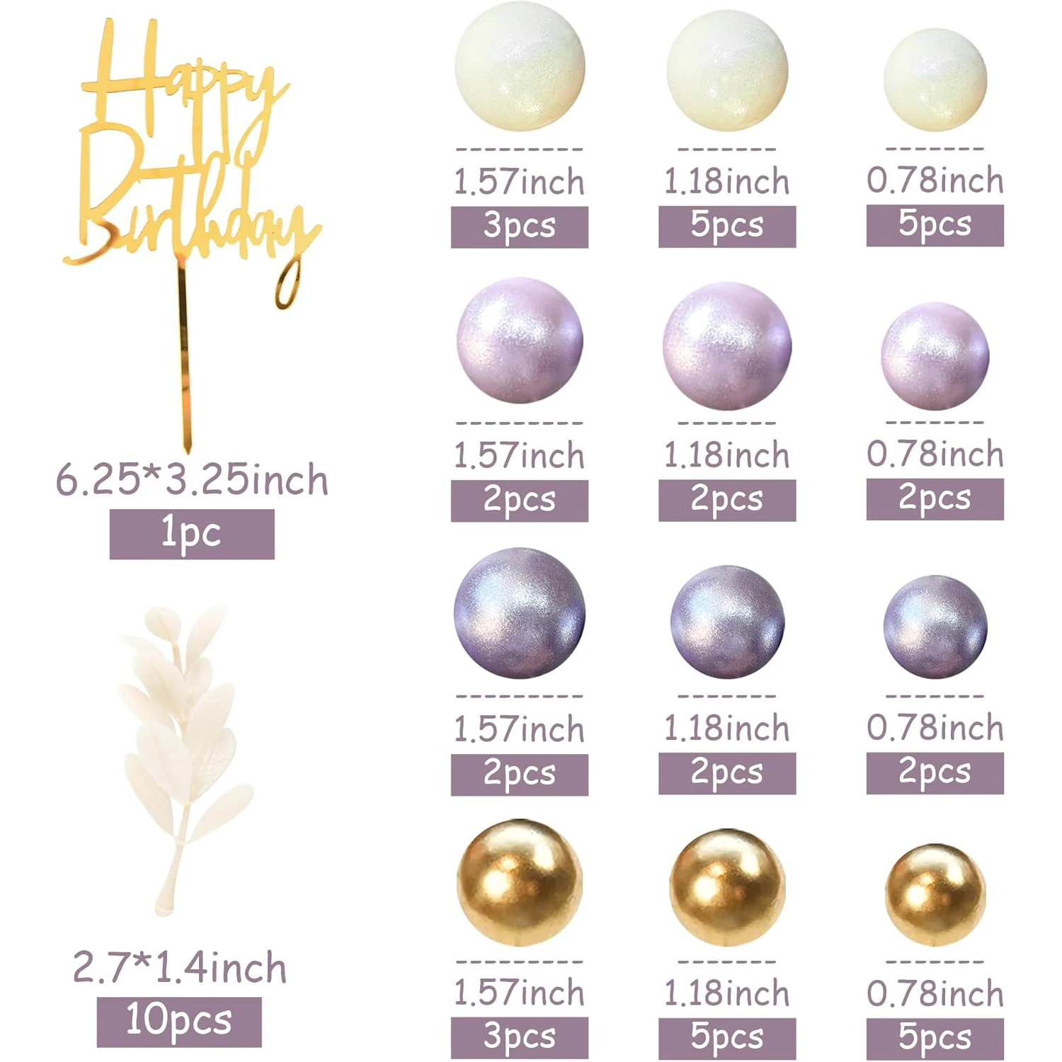 Khaki Ball Cake Topper Boho Gras Cake Topper Happy Birthday Kuchendekoration für Hochzeit Baby Shower Boho Themenparty Zubehör – Detail 32