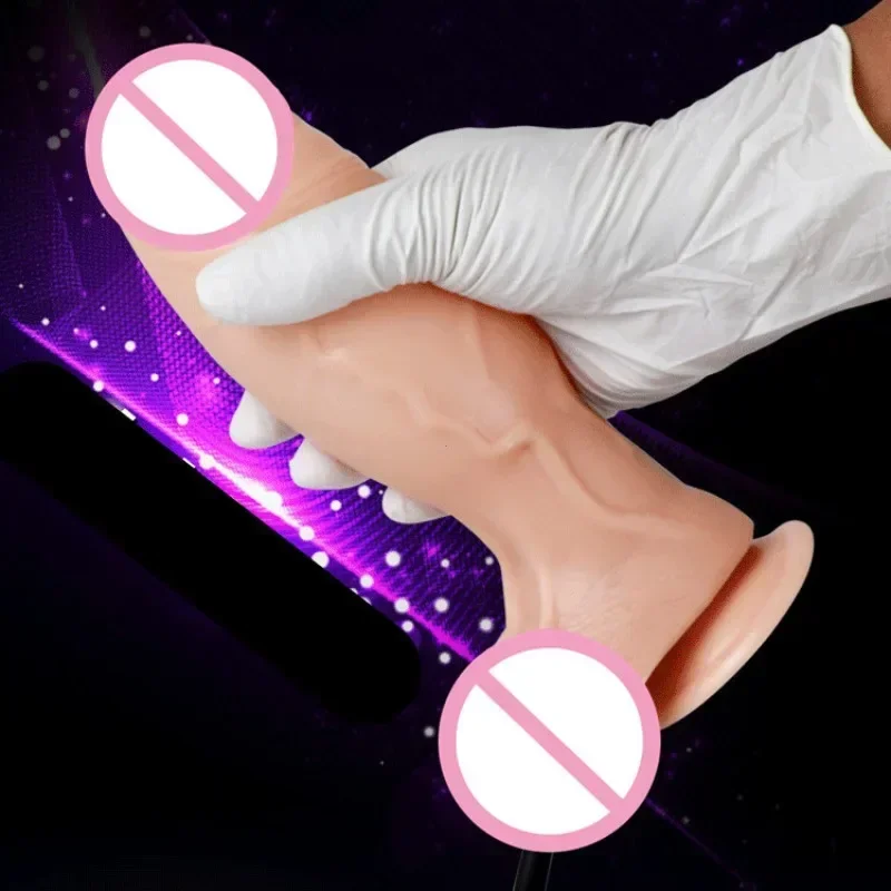 Sex Toys for Women Inflatable Dildo Suction Cup Anal Plug Penis Pump Butt Plug Vaginal Stimulation