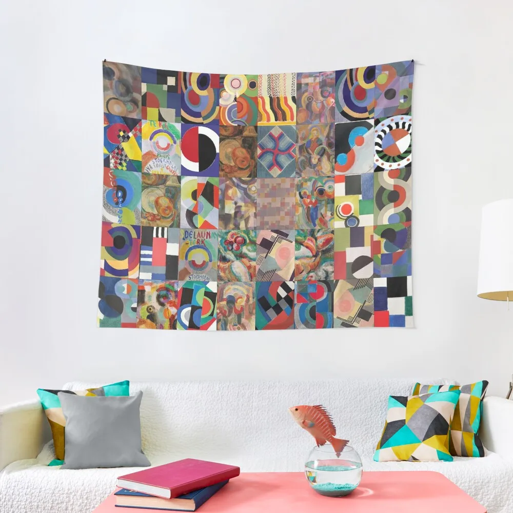 

Sonia Delaunay Tapestry Bedroom Decorations