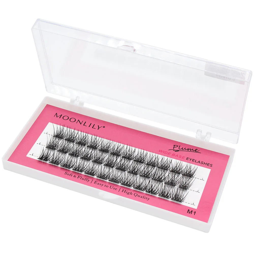 A1 Custom Logo Private Label Fluffy Segmented Eyelashes Individual Eyelash Bundle DIY  Lashes Extensions Bundle Makeup 6
