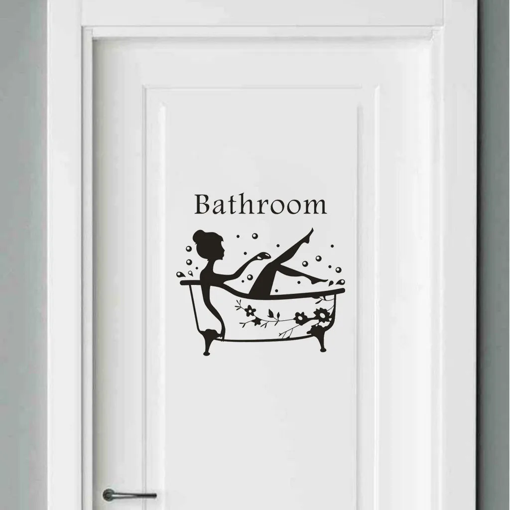 Bathroom Wall Self Adhesive Decals 1