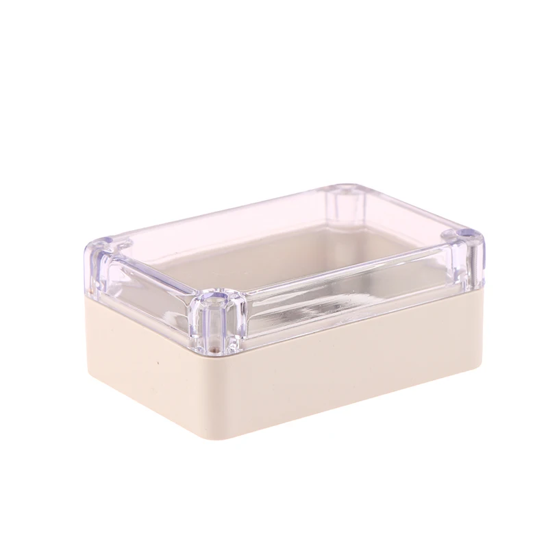 Electronic Enclosure Case Electrical Box 1Pc Plastic Waterproof Transparent Outdoor Alarm Box Enclosure Security Module Shell DIY Project Electronic