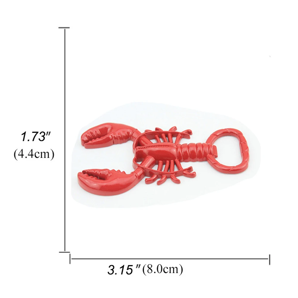 Lobster Corkscrew Bottle Opener Portable Metal Wine Beer Opening Kitchen Tools Accessories