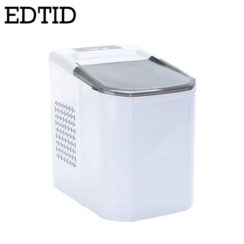 110V/220V Commercial Automatic Ice Cube Maker Portable Household Electric Bullet Round Ice Making Machine 15kg/24H Coffee Bar 3