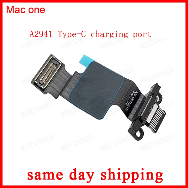 노트북 전원 DC 잭 USB-C 커넥터, 맥북 에어 레티나 15.3 인치 M2 C타입 충전 포트, A2941, 로트당 5 개
