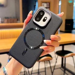 Elegant Leather Case with Magnetic Ring and Enhanced Camera Protection - Oneplus Turbo 6V (Black)