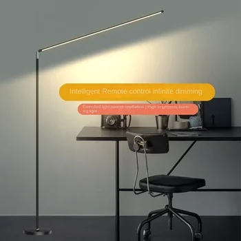 Minimalism LED Floor Lamp Super Bright Reading Lamp Living Room Bedroom Bedside Vertical Lamp Floor Piano Lighting Fixture 3