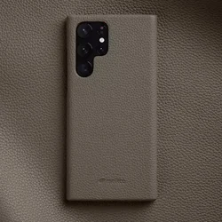 Melkco Premium Genuine Leather Luxury Retro Cowhide Protective Hard Case - S26 (GRAY)