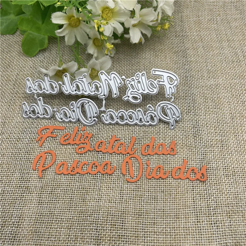 

Portugue frame Metal cutting dies mold Round hole label tag Scrapbook paper craft knife mould blade punch stencils dies