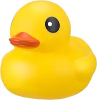 6.89 Inch Giant Rubber Duck Big Rubber Duck Large Duck Bath Toy with Squeaky Sound for Summer Baby Shower Birthday Party Favor G