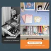 Clear Acrylic Makeup Layered Storage Box Dressing Table Cosmetic Lipstick Organizer Boxes Desktop Drawer Divider Storage 6
