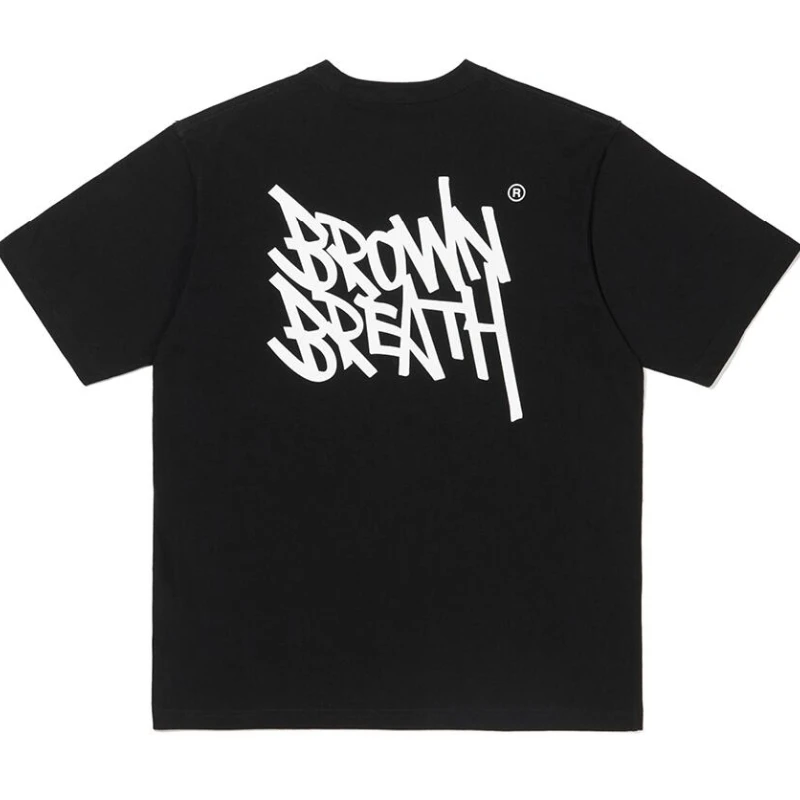 Korean Trend Brand Y2K Style T Shirt High Quality Printed Letters Summer Round Neck Short Sleeve Lazy and Comfortable Style 2