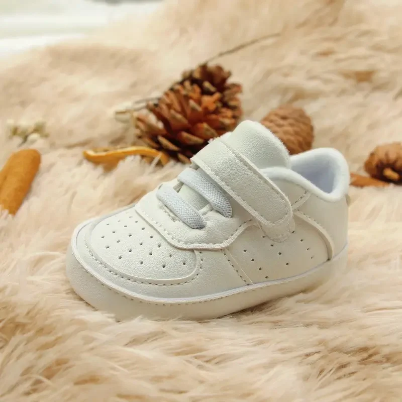 Hot Selling Baby Casual Sports Shoes Spring and Autumn Girls and Boys High Quality Rubber Sole Anti Slip Prewalker Shoes 4