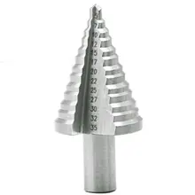 

5-35mm Step Drill Bit Durable Metal High Speed Steel Wood Drilling Conduit Installation HSS 4241 Industrial Drill