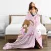 Sugarbunnies Blankets Flannel Breathable Sofa Throw Blankets For Couch Bedding Office Throws Bedspread Quilt 1