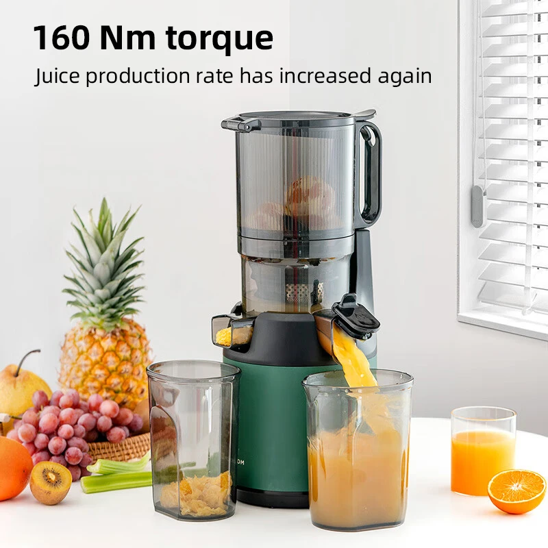 Large Caliber Juicer Residue Separation Household Low-speed Fruit Vegetable Multi-functional Juicer Commercial Electric Juicer