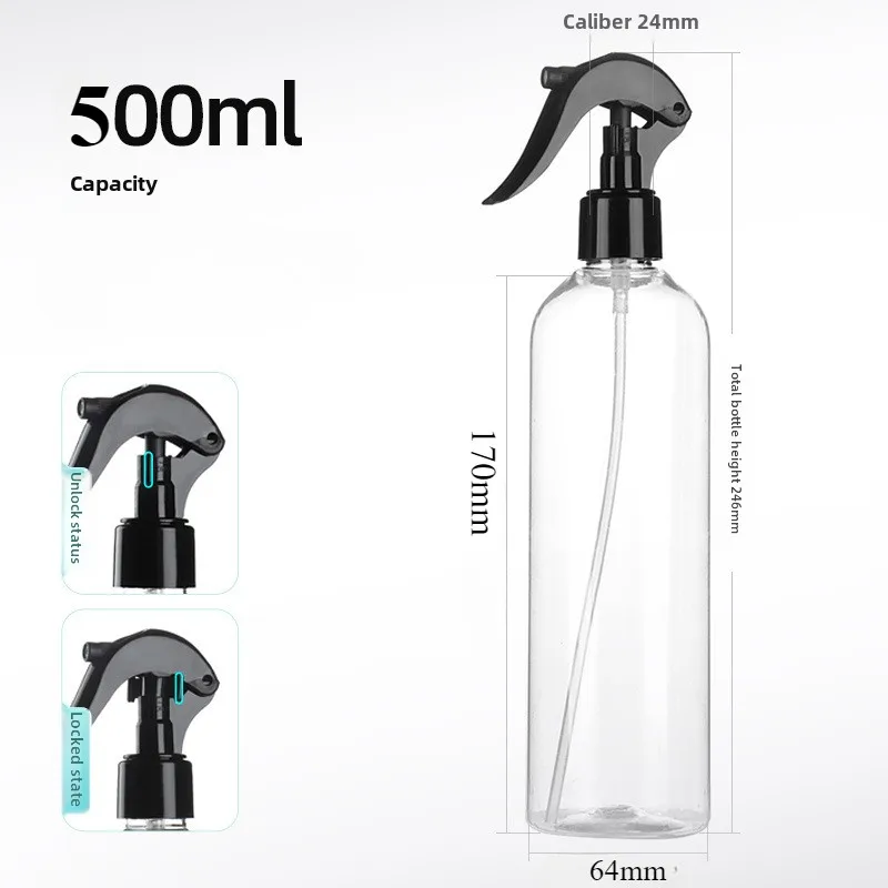 Versatile Travel-Size Refillable Spray Bottle with Hand Pump