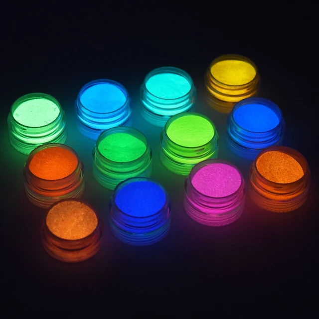 Epoxy Resin Nail Art Jewelry Making Powder  Resin Luminous Powder Pigment  - 6pcs/set - Aliexpress