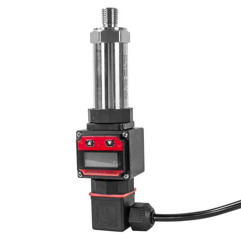 LCD display Pressure Sensor 5bar 10bar 16bar 0.1Mpa 24V G1/4 water oil gas pressure transmitter