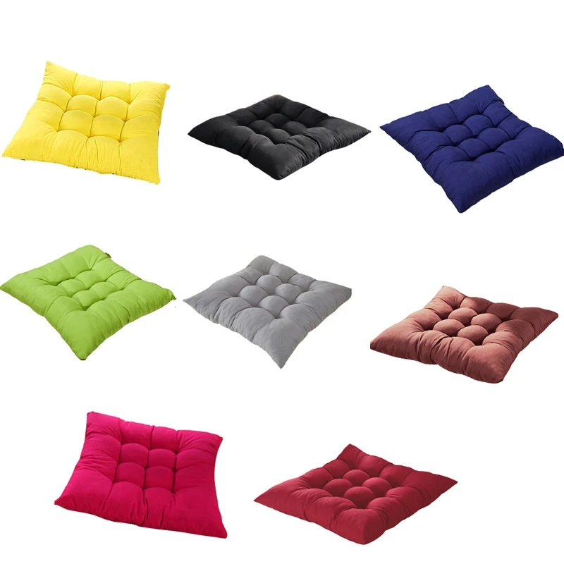 

for Seat Cushion Cushions Pads 40x40cm for Indoor Outdoor Garden Patio Home Kitchen Office Chair Pads Sofa Buttocks Pad