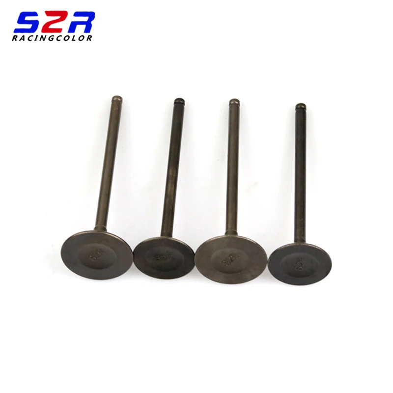 Motorcycle Intake Valve Kit Moto Exhaust Valve Stem Scooter Engine Part 14711-KCY-670 For Honda CB400ss XR400 NX400 NX4 Falcon motorcycle intake valves